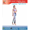 Ladies sportswear fitness wear active wear workout suit sports bra+pants set